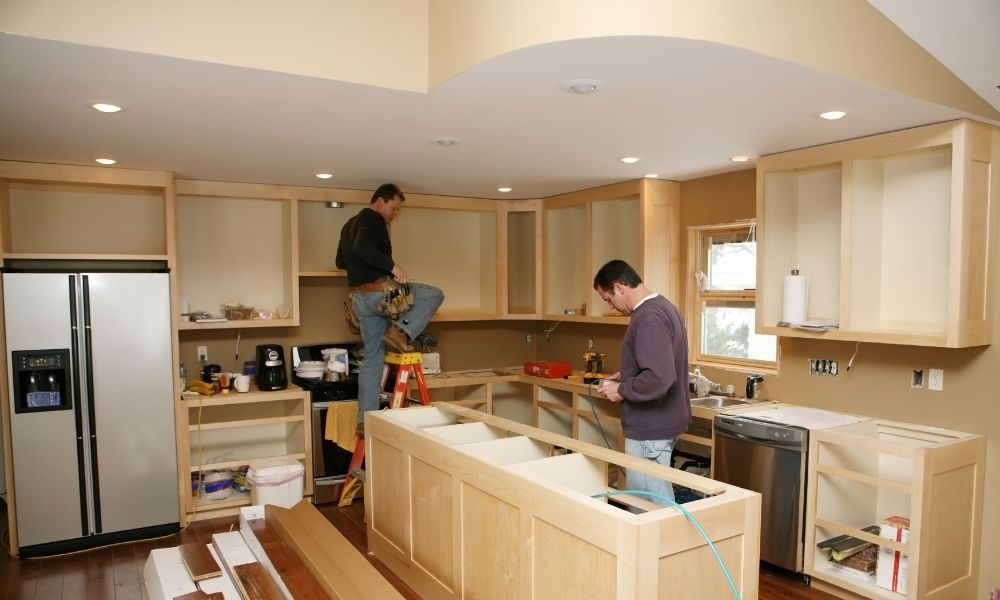 How to install kitchen cabinets