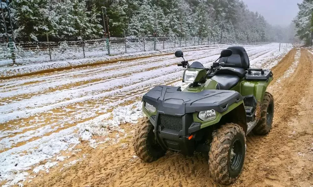 How to plow with ATV